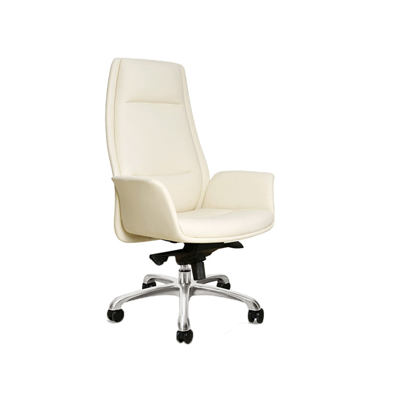 27" Wide Modern Managers Chair Arms Included Leather Executive Chair Clearhalo 'furn' 'furn_office_chair' 'Furniture' 'Office Chairs' 'Office Furniture' 'office_chair' 6301292