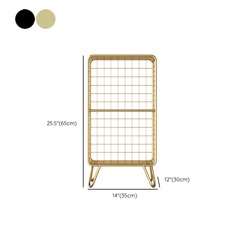 Estantería urbana estantería cerrada retrocedida de estantería de metal vertical para sala de estar