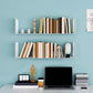 Urban Wall Unit Metal Bookshelf Closed Back Shelf for Living Room