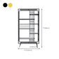 Contemporary Shelf Bookcase Open Storage Metal Bookcase with Shelves
