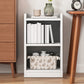 Contemporary Closed Back Shelf Bookcase Engineered Wood Bookshelf for Living Room 10"L x 9"W x 26"H White Clearhalo 'Bookcases' 'furn' 'furn_bookcases' 'Furniture' 'Office Furniture' 6301517