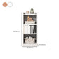 Contemporary Closed Back Shelf Bookcase Engineered Wood Bookshelf for Living Room Clearhalo 'Bookcases' 'furn' 'furn_bookcases' 'Furniture' 'Office Furniture' 6301533