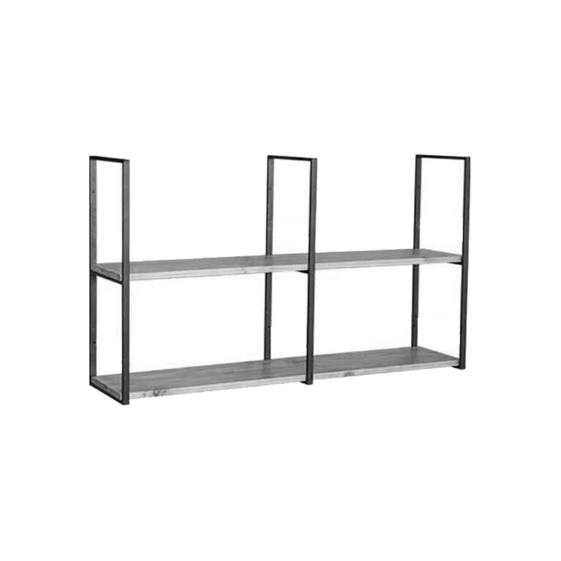 Wall Mounted Bookcase Modern Wooden Close Back Bookshelf with Shelves 47.2"L x 9.8"W x 27.6"H Clearhalo 'Bookcases' 'furn' 'furn_bookcases' 'Furniture' 'Office Furniture' 6301538