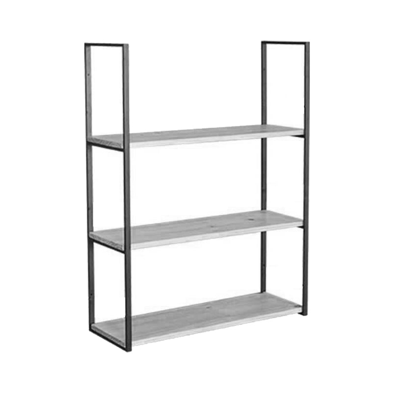 Wall Mounted Bookcase Modern Wooden Close Back Bookshelf with Shelves 39.4"L x 9.8"W x 41.3"H Clearhalo 'Bookcases' 'furn' 'furn_bookcases' 'Furniture' 'Office Furniture' 6301539