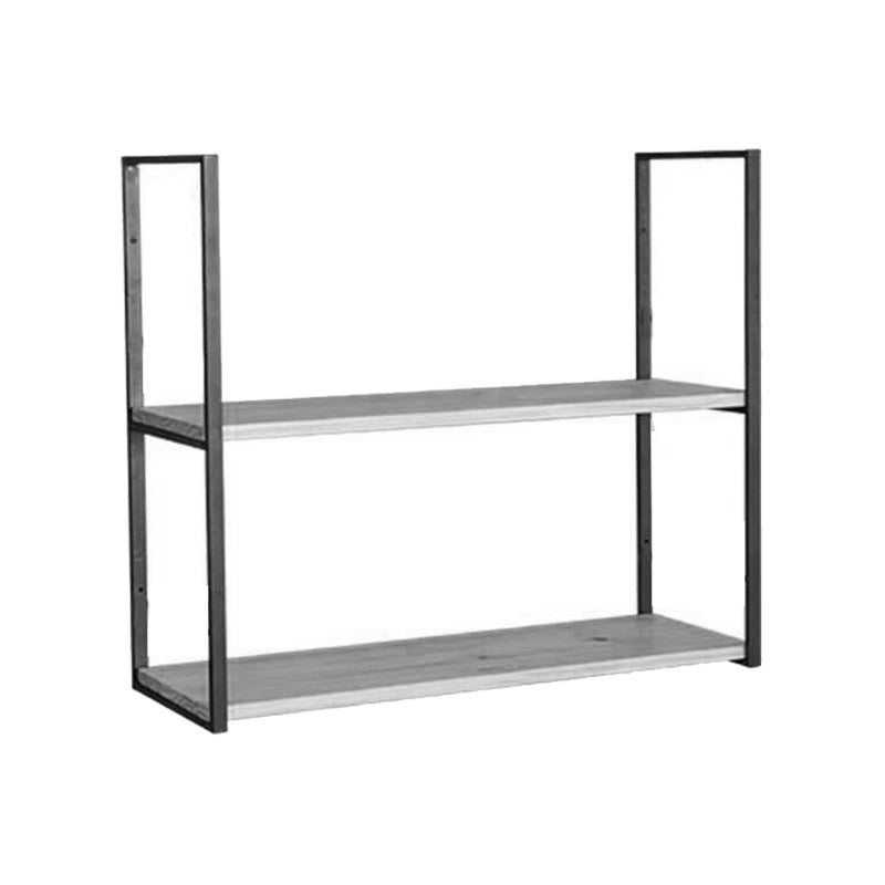 Wall Mounted Bookcase Modern Wooden Close Back Bookshelf with Shelves 39.4"L x 9.8"W x 27.5"H Clearhalo 'Bookcases' 'furn' 'furn_bookcases' 'Furniture' 'Office Furniture' 6301544