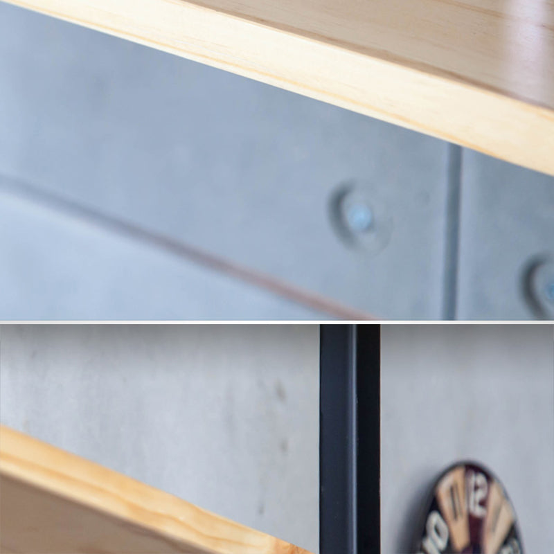 Wall Mounted Bookcase Modern Wooden Close Back Bookshelf with Shelves Clearhalo 'Bookcases' 'furn' 'furn_bookcases' 'Furniture' 'Office Furniture' 6301546