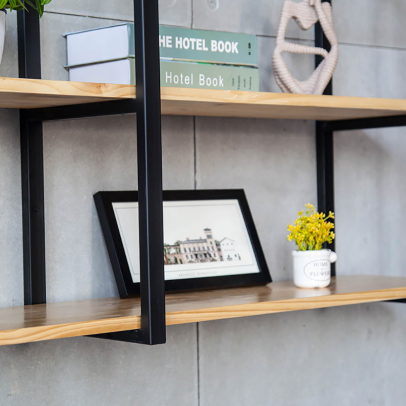 Wall Mounted Bookcase Modern Wooden Close Back Bookshelf with Shelves Clearhalo 'Bookcases' 'furn' 'furn_bookcases' 'Furniture' 'Office Furniture' 6301548