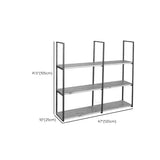 Wall Mounted Bookcase Modern Wooden Close Back Bookshelf with Shelves Clearhalo 'Bookcases' 'furn' 'furn_bookcases' 'Furniture' 'Office Furniture' 6301551
