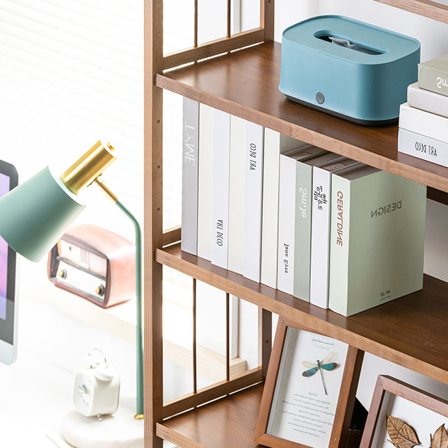 Etagere Modern Bookshelf Open Wooden Shelf Bookcase for Study Room
