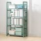 Etagere Modern Bookshelf Open Wooden Shelf Bookcase for Study Room