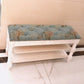 Upholstered Shelves Seating Bench Cushioned Entryway and Bedroom Bench with Legs 35.4"L x 11.8"W x 18.9"H White Clearhalo 'Benches' 'Chairs & Seating' 'furn' 'furn_benches' 'Furniture' 'Living Room Furniture' 6301629
