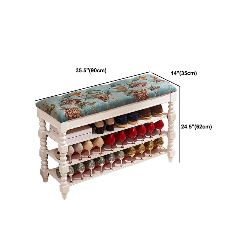 Upholstered Shelves Seating Bench Cushioned Entryway and Bedroom Bench with Legs Clearhalo 'Benches' 'Chairs & Seating' 'furn' 'furn_benches' 'Furniture' 'Living Room Furniture' 6301652