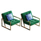 Tufted Cushions Lounge Chair Arms Included Reclining Chair with Pillow Cotton and Linen Green 2 Piece Set Clearhalo 'Accent Chairs' 'accent_chairs' 'Chairs & Seating' 'furn' 'furn_accent_chairs' 'Furniture' 'Living Room Furniture' 6301786