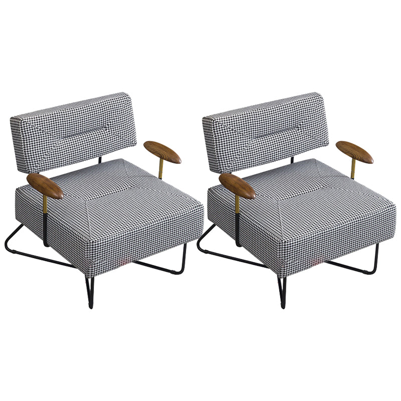 Chenille Arm Chair 29.92" Wide Arms Included Accent Armchair Chenille 2 Piece Set Without Ottoman Clearhalo 'Accent Chairs' 'accent_chairs' 'Chairs & Seating' 'furn' 'furn_accent_chairs' 'Furniture' 'Living Room Furniture' 6301814