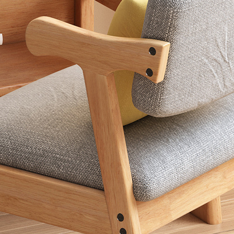 19.68" Wide Arm Chair Solid Wood Frame Chair for Living Room Clearhalo 'Accent Chairs' 'accent_chairs' 'Chairs & Seating' 'furn' 'furn_accent_chairs' 'Furniture' 'Living Room Furniture' 6301928