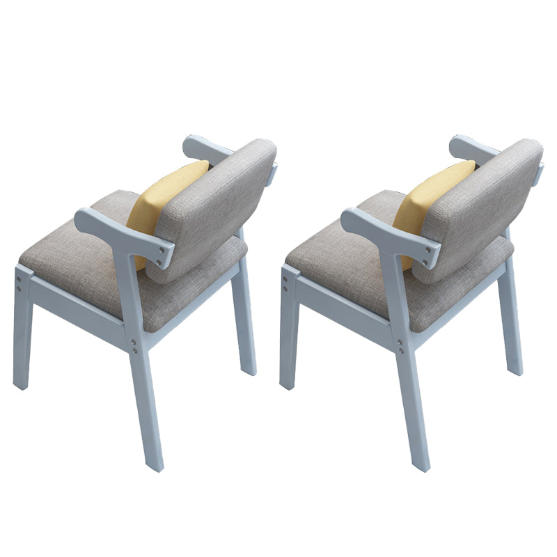 19.68" Wide Arm Chair Solid Wood Frame Chair for Living Room Linen 2 Piece Set Blue Clearhalo 'Accent Chairs' 'accent_chairs' 'Chairs & Seating' 'furn' 'furn_accent_chairs' 'Furniture' 'Living Room Furniture' 6301934