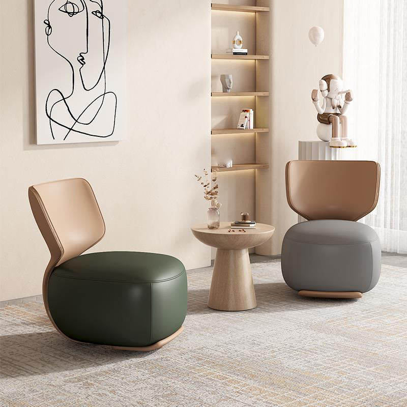 22.83" Wide Parsons Chair Armless Chair with Fixed Back for Living Room Clearhalo 'Accent Chairs' 'accent_chairs' 'Chairs & Seating' 'furn' 'furn_accent_chairs' 'Furniture' 'Living Room Furniture' 6301952