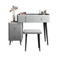 Tocador de maquillaje de dormitorio 31.1 "tocador moderno alto en gris
