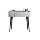 Tocador de maquillaje de dormitorio 31.1 "tocador moderno alto en gris