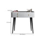 Tocador de maquillaje de dormitorio 31.1 "tocador moderno alto en gris