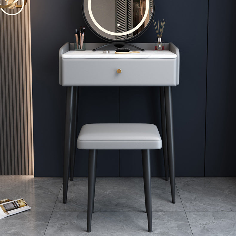 Modern 1 Drawer Vanity Dressing Table 23.62" Wide Vanity Set