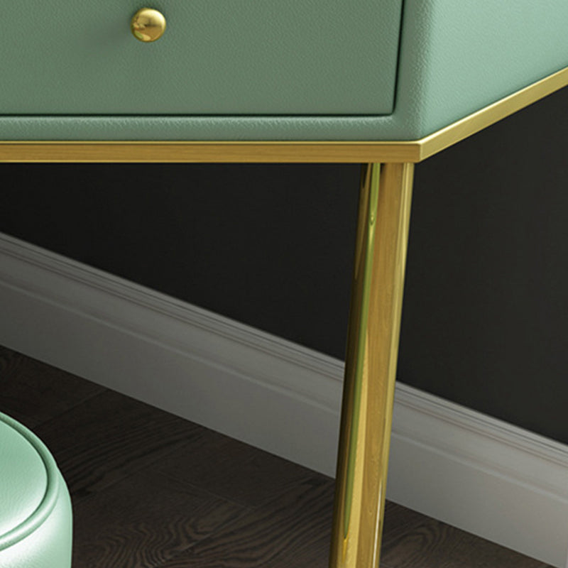 2-Drawers Dressing Table Luxurious Stone Top Vanity Set for Bedroom Clearhalo 'Bedroom Furniture' 'furn' 'furn_makeup_vanities' 'Furniture' 'Makeup Vanities' 'makeup_vanities' 6302043