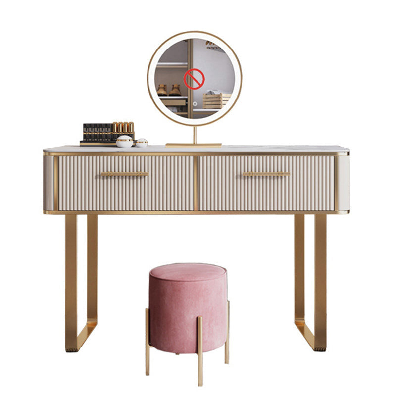 Glam 17.71 "tavolo da toeletta set di vanità largo con cassetto