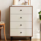 Modern 35.8" Tall Simple Accent Chest 4 Drawers Wood Storage Cabinet