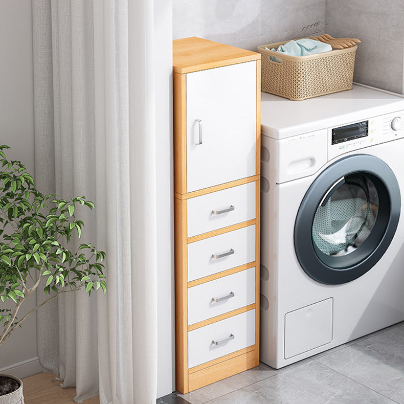 4 Drawers Wood Side Cabinet Contemporary 1 - Door Accent Chest Clearhalo 'Cabinets & Chests' 'cabinets_chests' 'furn' 'furn_cabinets_chests' 'Furniture' 'Living Room Furniture' 6302324