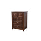 Mid-Century Modern Solid Wood Accent Chest with Drawers in Brown Clearhalo 'Cabinets & Chests' 'cabinets_chests' 'furn' 'furn_cabinets_chests' 'Furniture' 'Living Room Furniture' 6302372