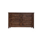 Mid-Century Modern Solid Wood Accent Chest with Drawers in Brown 6 Clearhalo 'Cabinets & Chests' 'cabinets_chests' 'furn' 'furn_cabinets_chests' 'Furniture' 'Living Room Furniture' 6302380