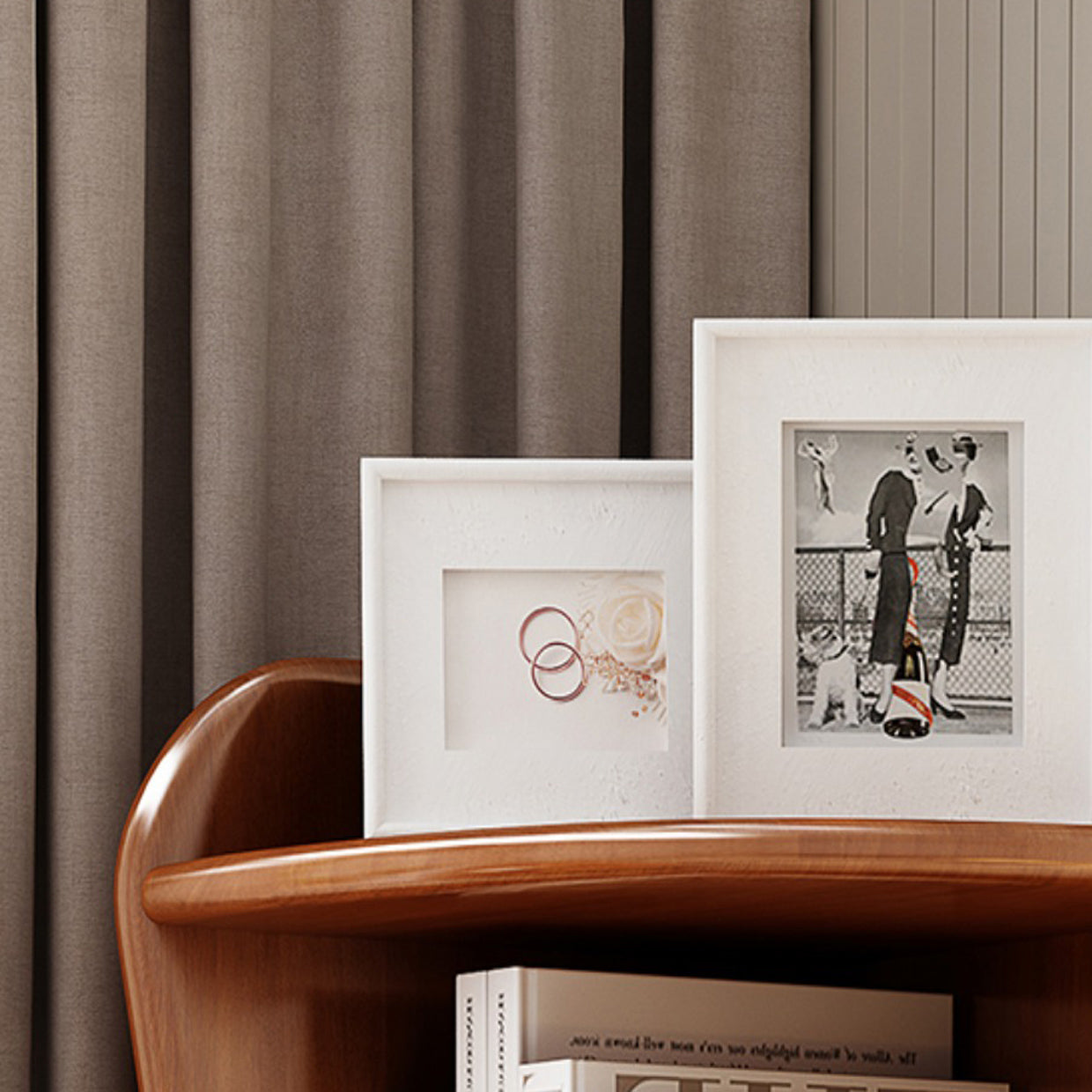 Coffre d'accent en bois massif à 5 niveaux coffre de rangement d'angle triangle de 63 "de haut