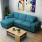 Scandinavian Fabric Sectional Sofa Square Arm Sectional with Storage Lake Blue Clearhalo 'furn' 'furn_sectionals' 'Furniture' 'Living Room Furniture' 'Sectionals' 6302491