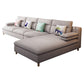 Scandinavian 4-seater Fabric Sectional Slipcovered Pillow Top Arm Sectional Clearhalo 'furn' 'furn_sectionals' 'Furniture' 'Living Room Furniture' 'Sectionals' 6302538