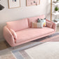 Contemporary 31.49" H Solid Color Velvet Flared Arm Loveseat