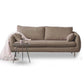 Contemporary 31.49" H Solid Color Velvet Flared Arm Loveseat