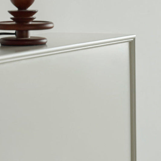 Contemporary 3 Shelves Accent Chest White 7.87-Inch D Cabinet Clearhalo 'Cabinets & Chests' 'cabinets_chests' 'furn' 'furn_cabinets_chests' 'Furniture' 'Living Room Furniture' 6302682