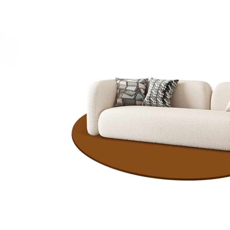 Contemporain 28,74 "H SOFA DE TRAUSE DE TUXEDO DE LOIE BLANC