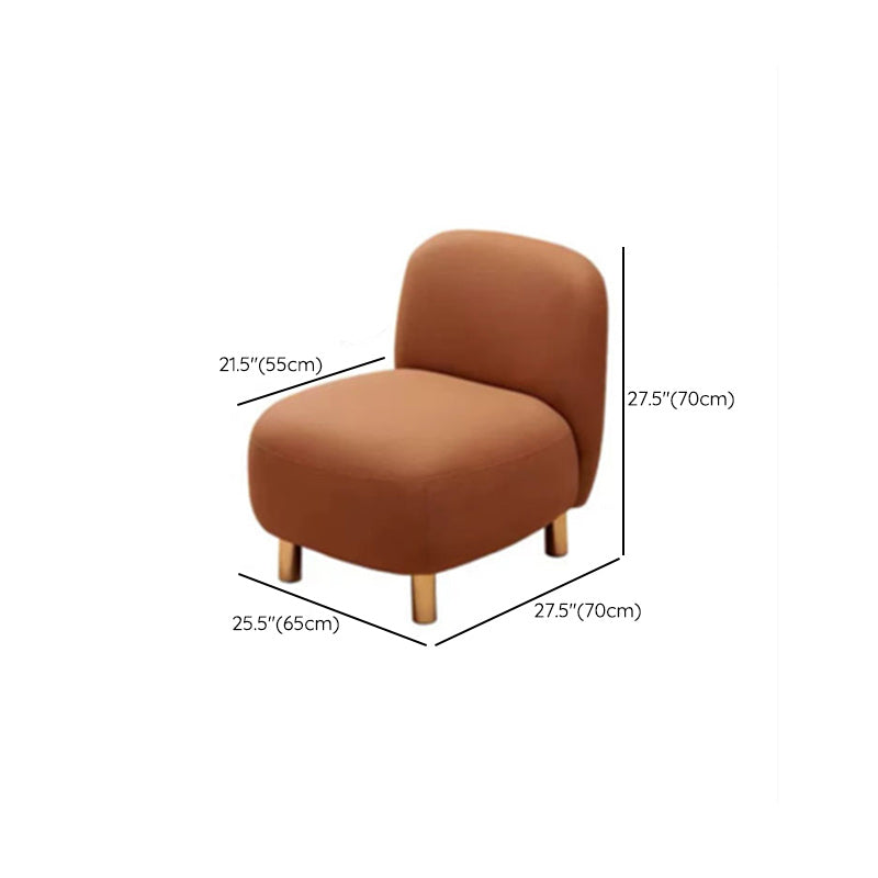 正方形としっかりと固体の木に戻った現代のフェイクレザーソファ