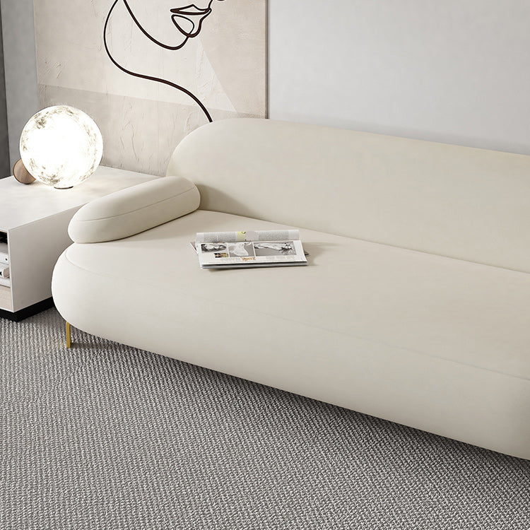 Contemporaneo 27,55 "H divano braccio top per cuscino microsuede per soggiorno