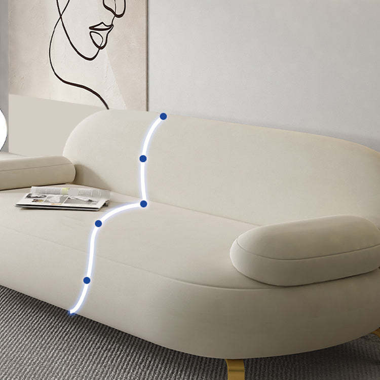 Contemporaneo 27,55 "H divano braccio top per cuscino microsuede per soggiorno