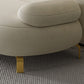 Contemporary 27.55" H Microsuede Pillow Top Arm Sofa for Living Room