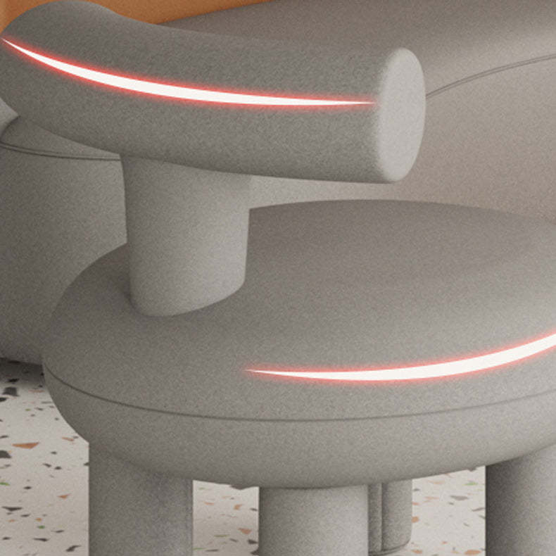 Faux Leather Cushions Back Sofa with Armless for Living Room Clearhalo 'furn' 'furn_sofas' 'Furniture' 'Living Room Furniture' 'Sofa' 'sofas' 6302795