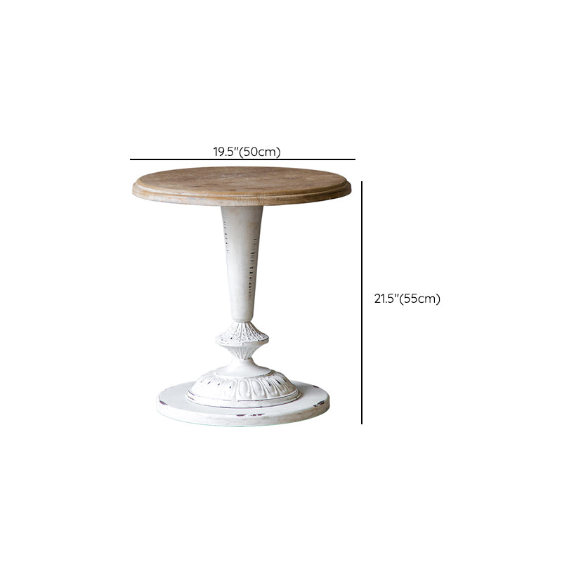 Pedestal de madera maciza