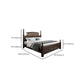 Victorian Ash Four Poster Bed Solid Color Walnut Poster Bed with Headboard Clearhalo 'Bedroom Furniture' 'Beds' 'furn' 'furn_beds' 'Furniture' 6303030