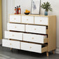 35.4" Tall Wood Storage Cabinet Modern Drawers Included Accent Chest Clearhalo 'Cabinets & Chests' 'cabinets_chests' 'furn' 'furn_cabinets_chests' 'Furniture' 'Living Room Furniture' 6303133