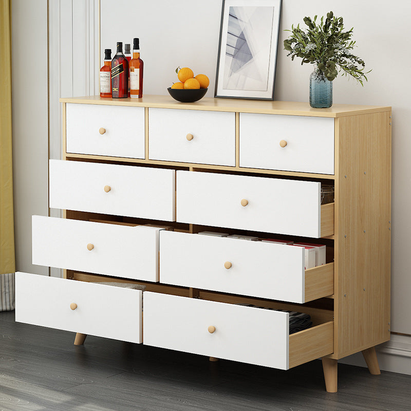 35.4" Tall Wood Storage Cabinet Modern Drawers Included Accent Chest Clearhalo 'Cabinets & Chests' 'cabinets_chests' 'furn' 'furn_cabinets_chests' 'Furniture' 'Living Room Furniture' 6303133