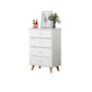 35.4" Tall Wood Storage Cabinet Modern Drawers Included Accent Chest 24"L x 16"W x 35"H White Clearhalo 'Cabinets & Chests' 'cabinets_chests' 'furn' 'furn_cabinets_chests' 'Furniture' 'Living Room Furniture' 6303134