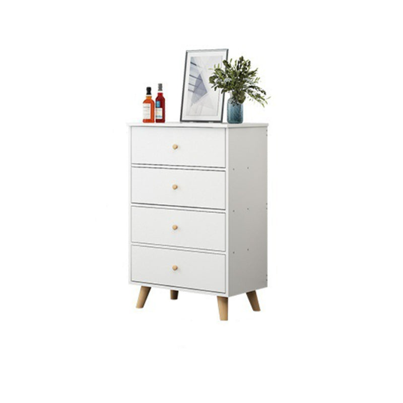 35.4" Tall Wood Storage Cabinet Modern Drawers Included Accent Chest 24"L x 16"W x 35"H White Clearhalo 'Cabinets & Chests' 'cabinets_chests' 'furn' 'furn_cabinets_chests' 'Furniture' 'Living Room Furniture' 6303134