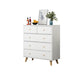 35.4" Tall Wood Storage Cabinet Modern Drawers Included Accent Chest 31"L x 16"W x 35"H White Clearhalo 'Cabinets & Chests' 'cabinets_chests' 'furn' 'furn_cabinets_chests' 'Furniture' 'Living Room Furniture' 6303136